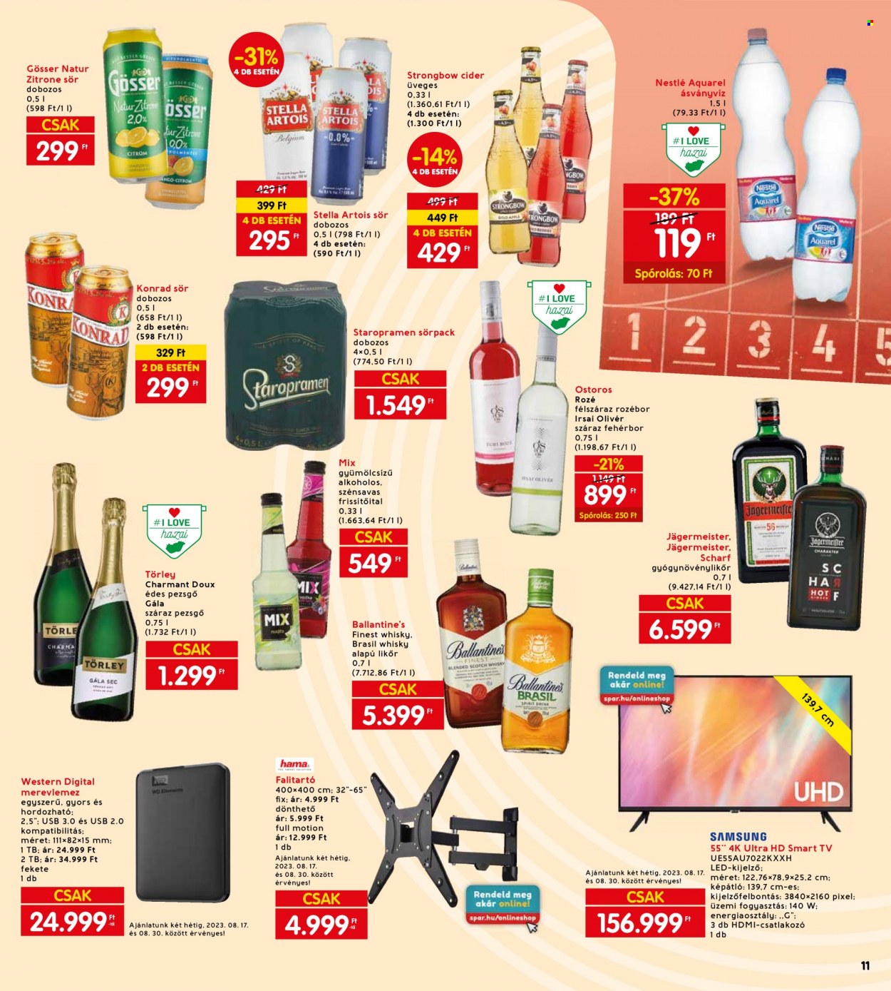 INTERSPAR akciós újságok - 2023.08.17 - 2023.08.23. Oldal 15