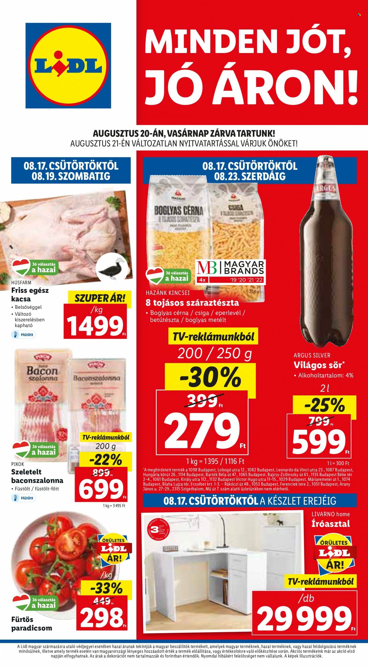 Lidl akciós újságok - 2023.08.17 - 2023.08.23. Oldal 1