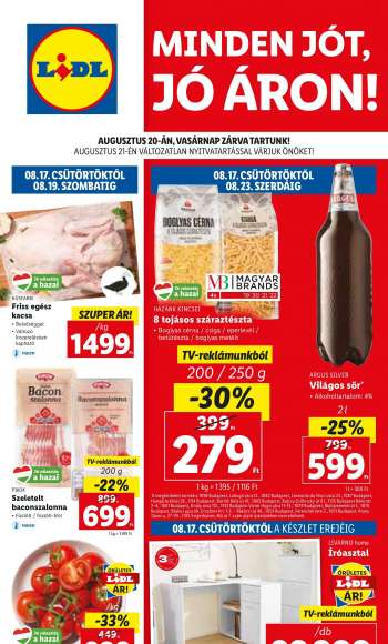 Újság Lidl - 2023.08.17 - 2023.08.23.