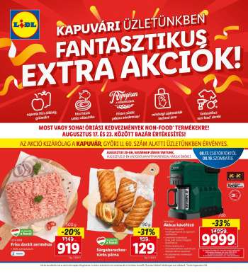 Újság Lidl - 2023.08.17 - 2023.08.19.
