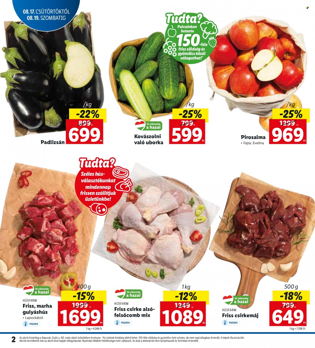Lidl akciós újságok - 2023.08.17 - 2023.08.19. Oldal 2