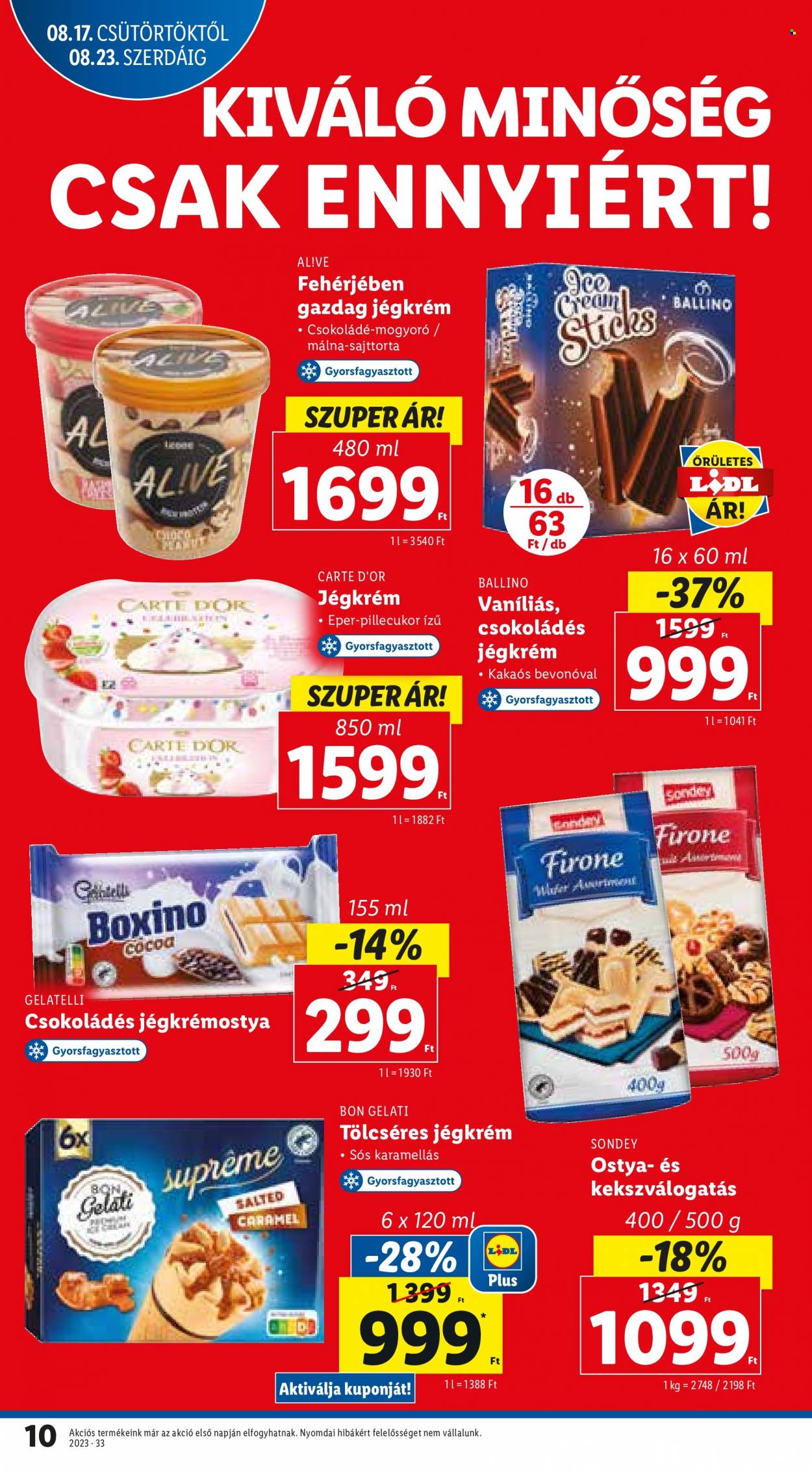 Lidl akciós újságok - 2023.08.17 - 2023.08.23. Oldal 10