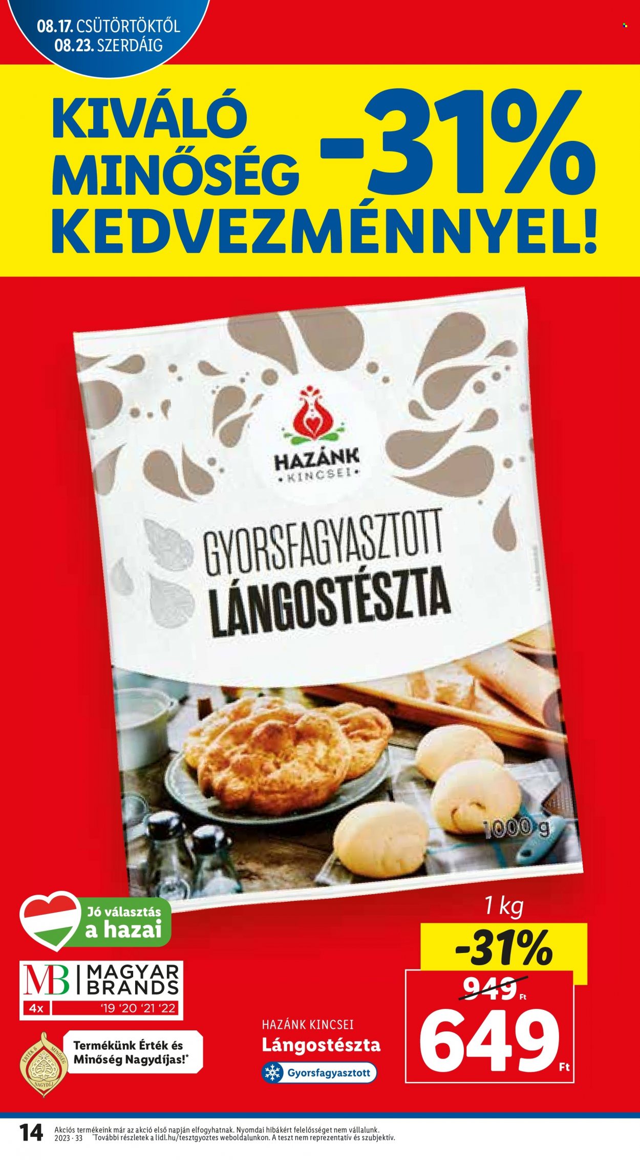Lidl akciós újságok - 2023.08.17 - 2023.08.23. Oldal 14