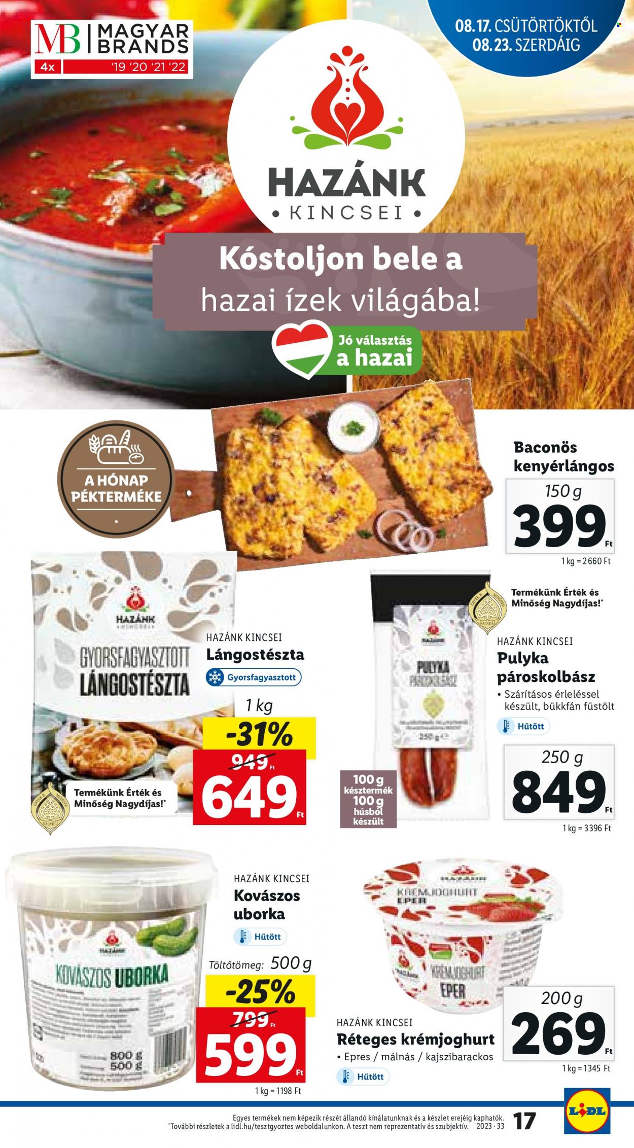 Lidl akciós újságok - 2023.08.17 - 2023.08.23. Oldal 17