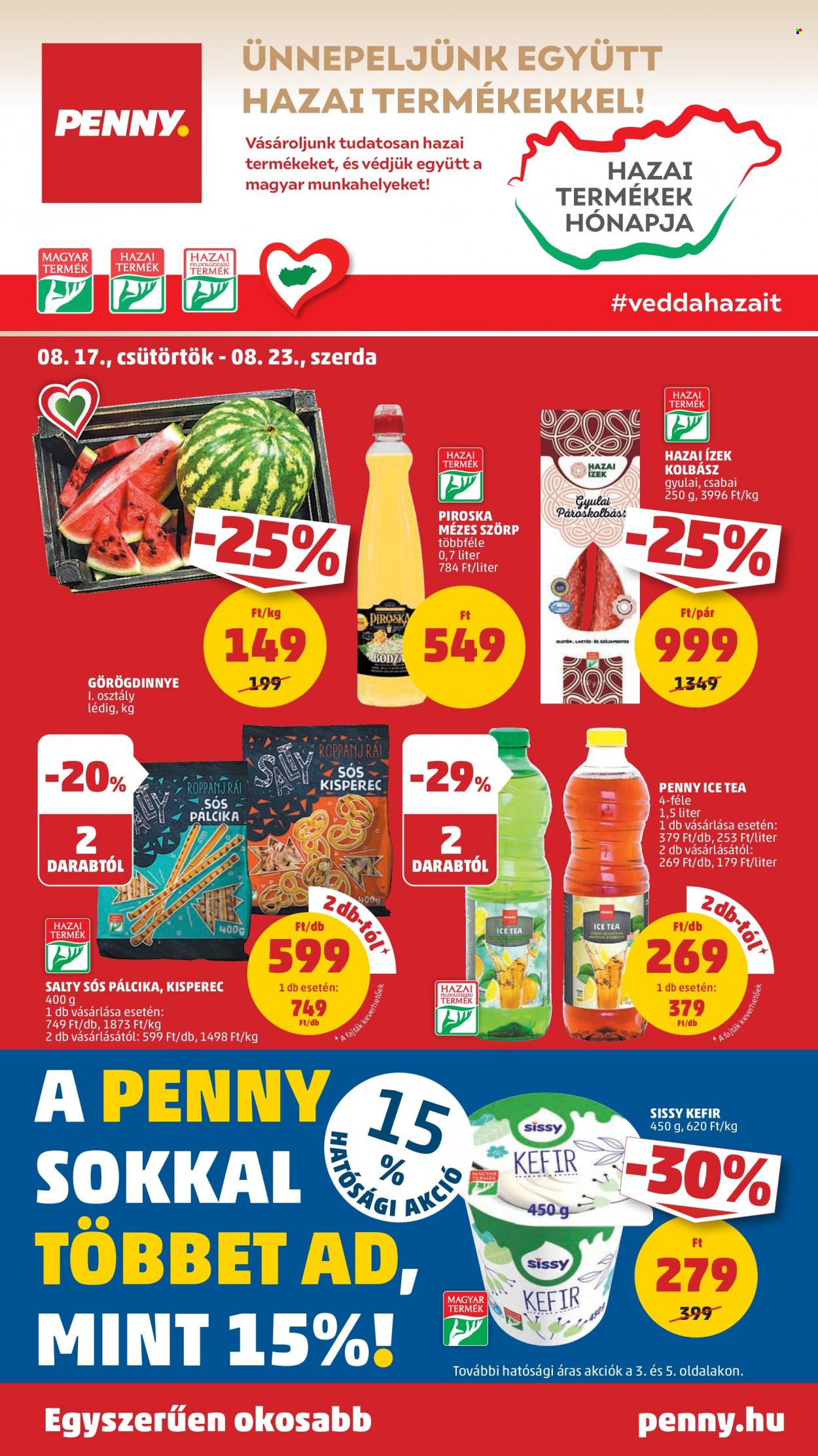 Penny Market akciós újságok - 2023.08.17 - 2023.08.23. Oldal 1