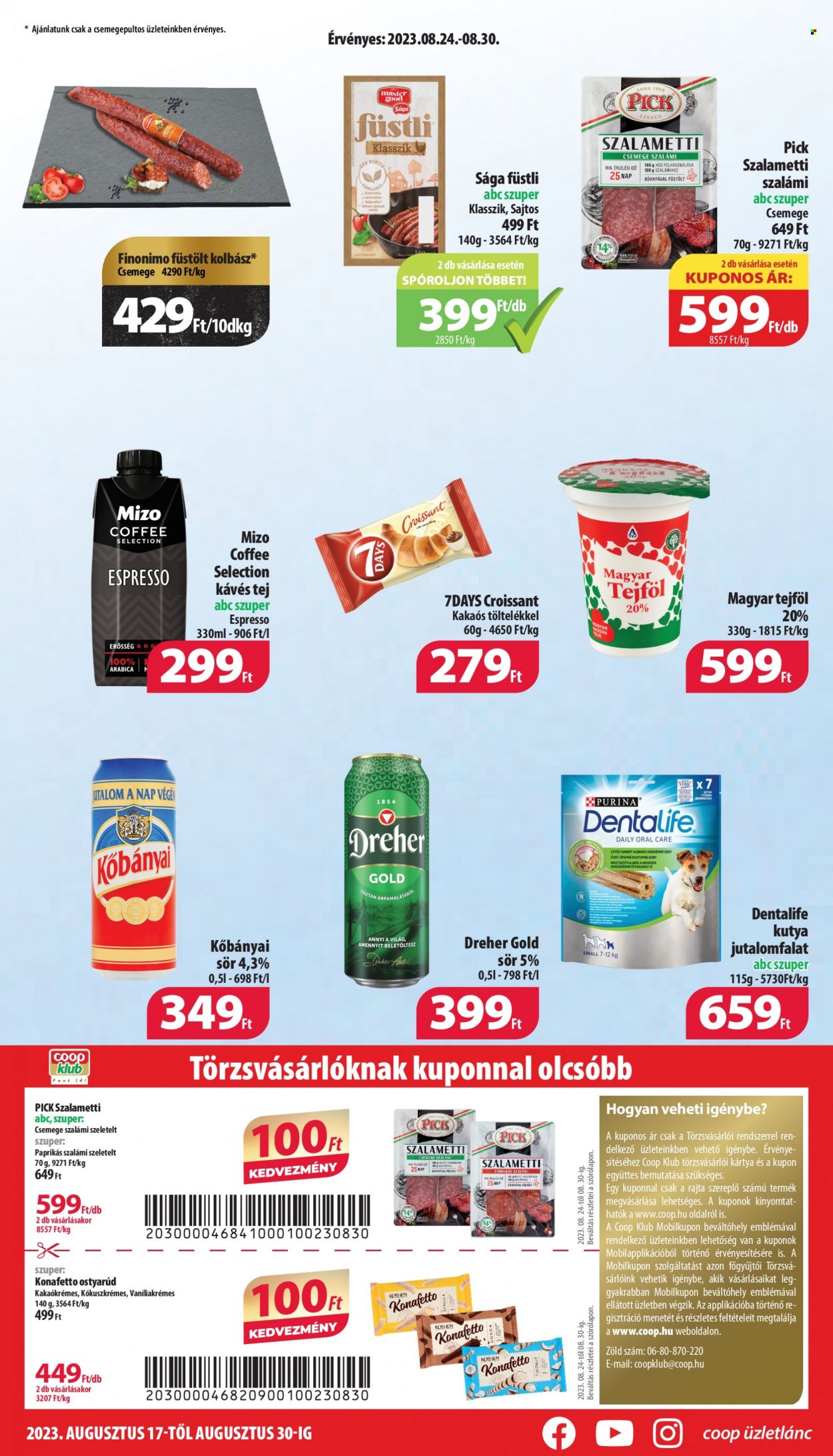 Coop akciós újságok - 2023.08.17 - 2023.08.30. Oldal 2