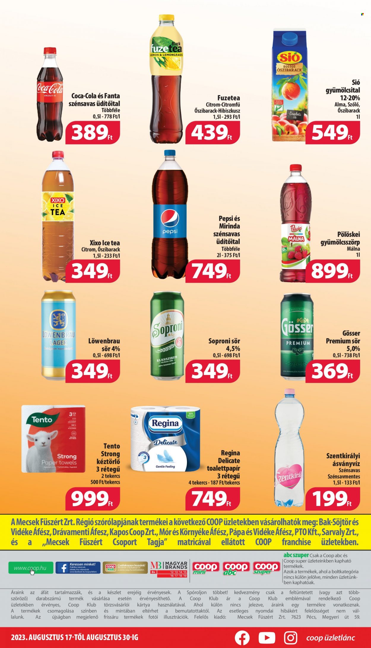 Coop akciós újságok - 2023.08.17 - 2023.08.30. Oldal 4