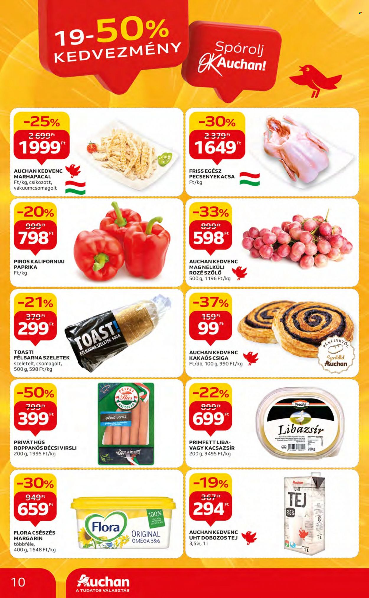 Auchan akciós újságok - 2023.08.17 - 2023.08.23. Oldal 10