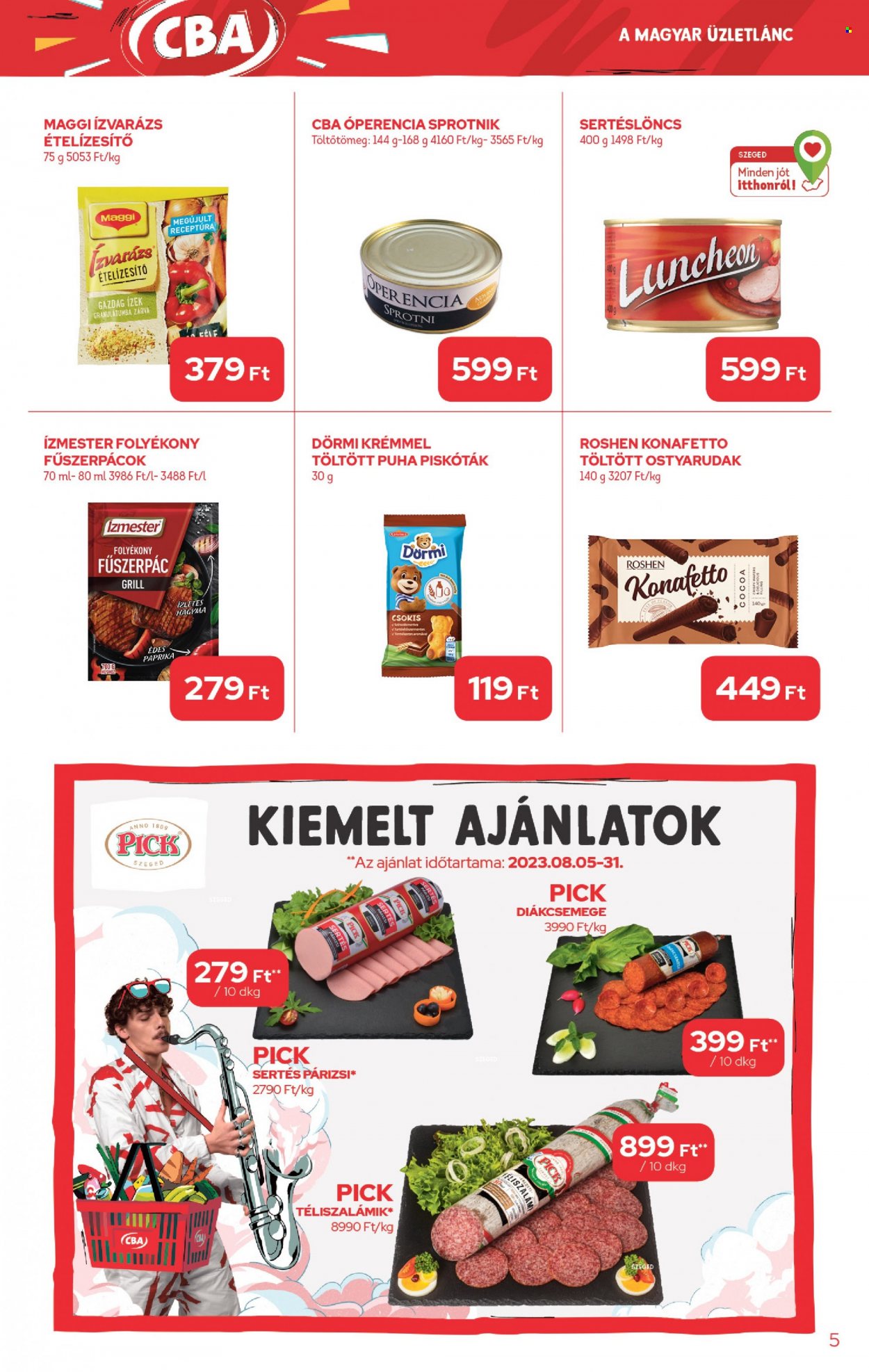 CBA akciós újságok - 2023.08.17 - 2023.08.23. Oldal 5