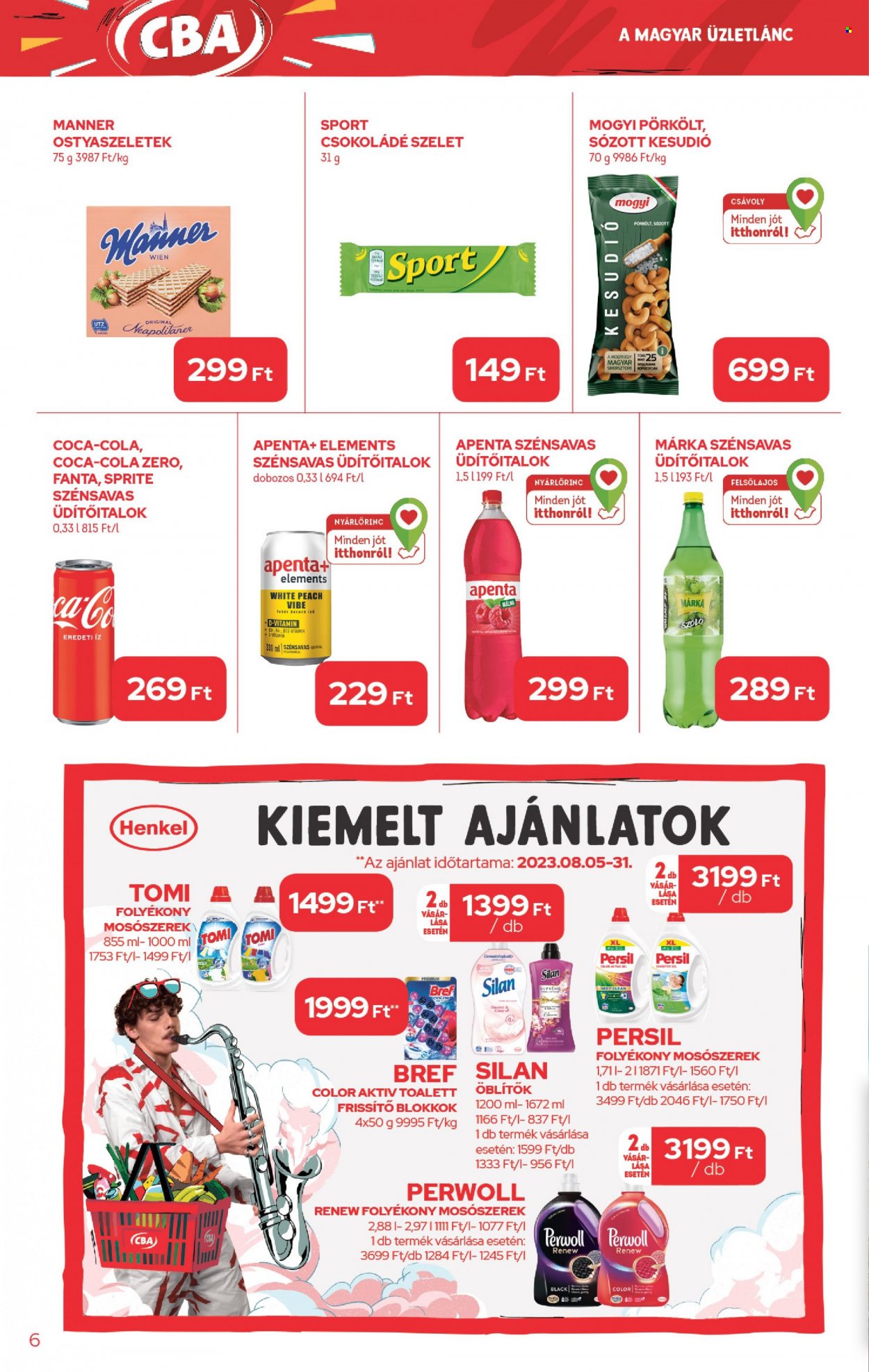 CBA akciós újságok - 2023.08.17 - 2023.08.23. Oldal 6