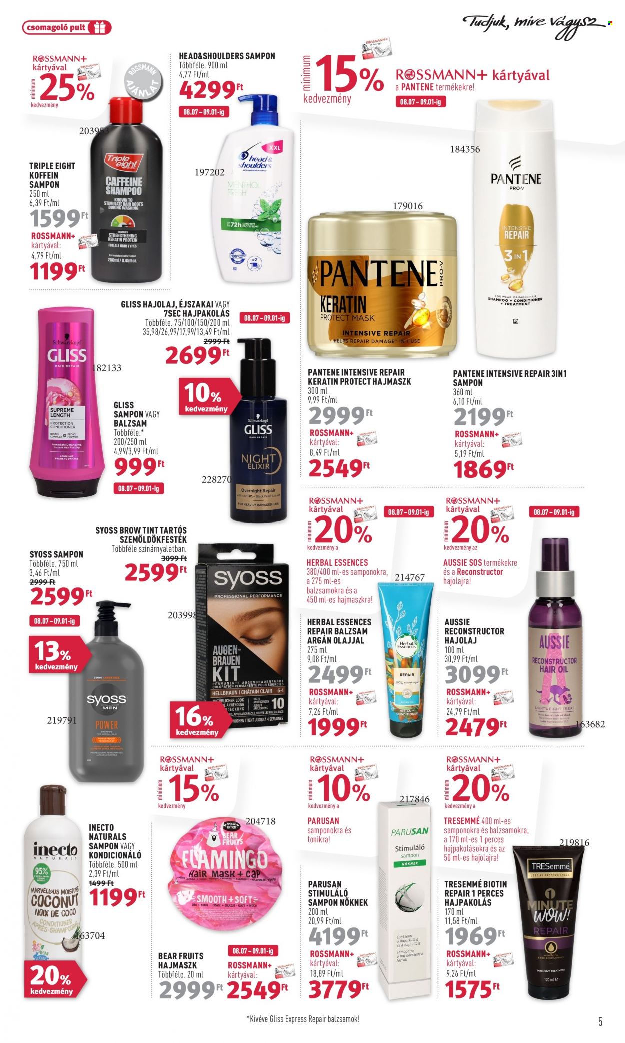Rossmann akciós újságok - 2023.08.21 - 2023.09.01. Oldal 5