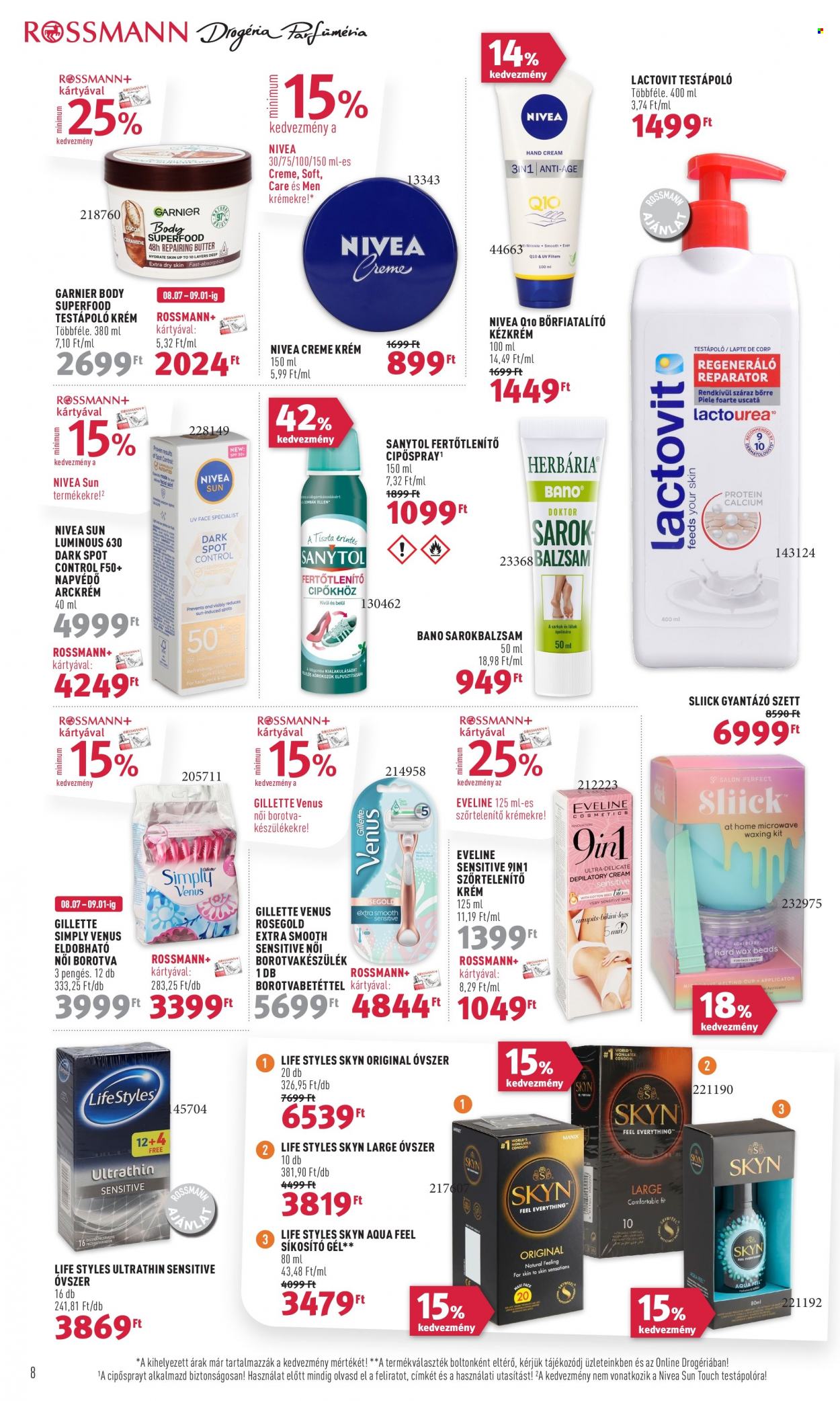 Rossmann akciós újságok - 2023.08.21 - 2023.09.01. Oldal 8