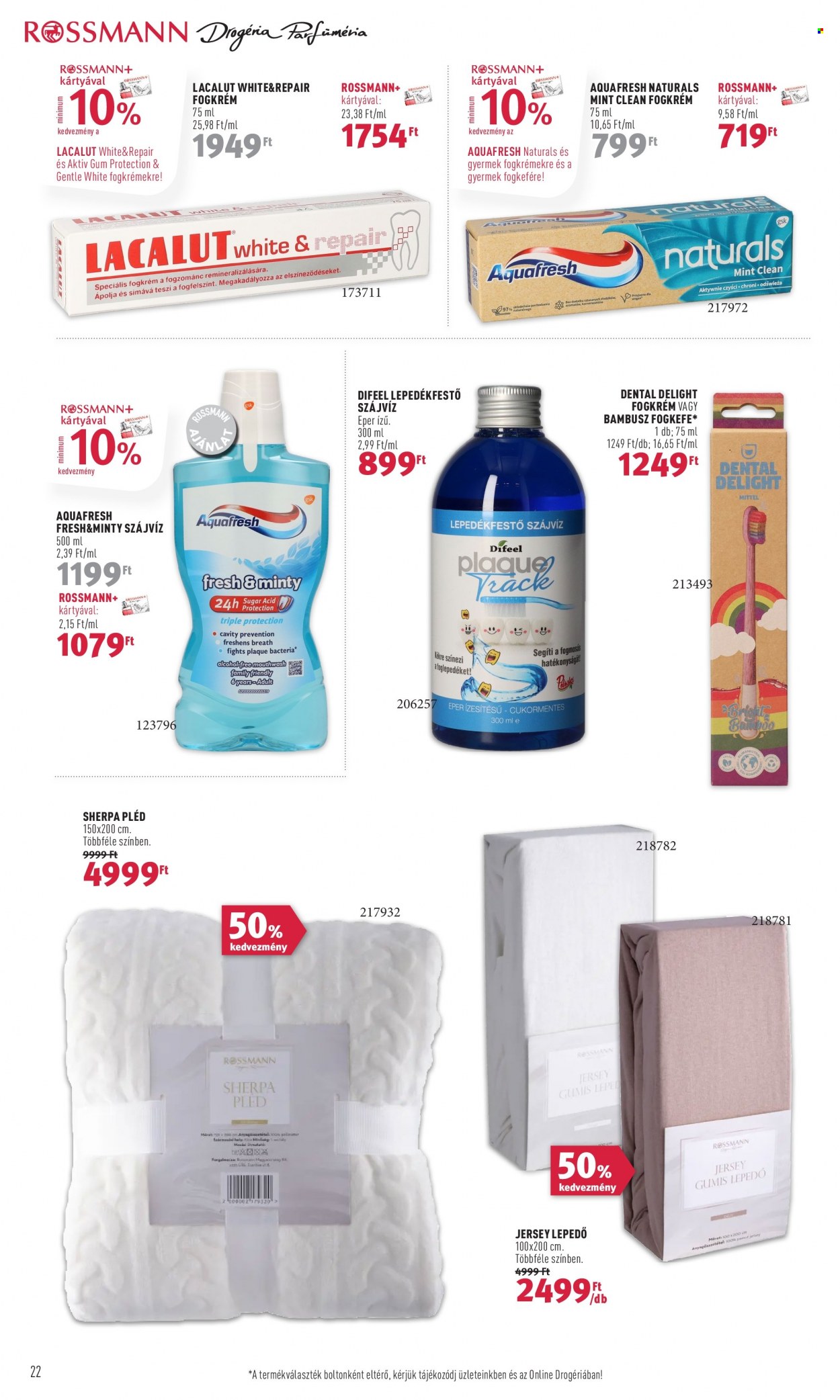 Rossmann akciós újságok - 2023.08.21 - 2023.09.01. Oldal 24