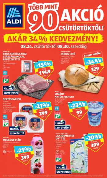Újság Aldi - 2023.08.24 - 2023.08.30.