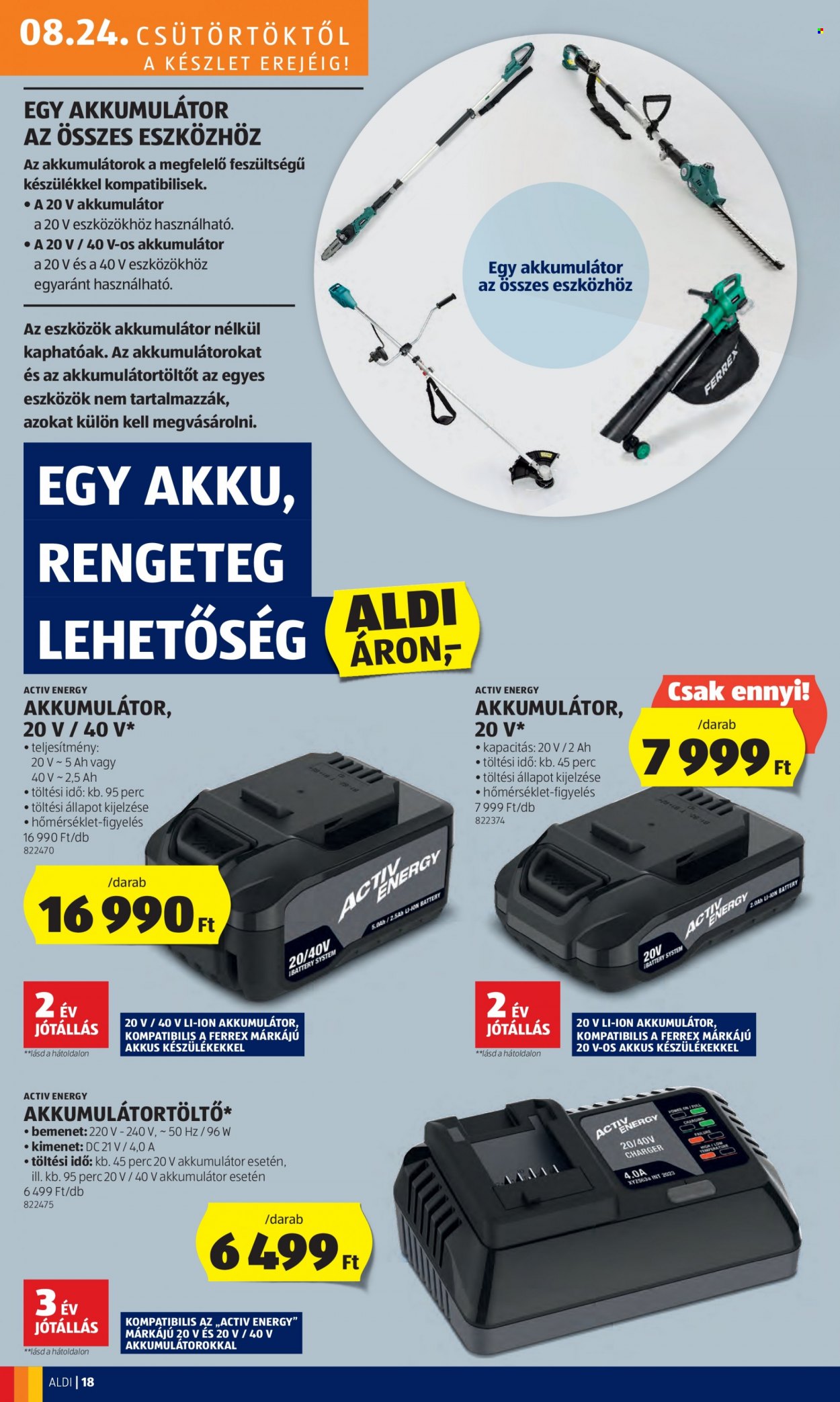 Aldi akciós újságok - 2023.08.24 - 2023.08.30. Oldal 20