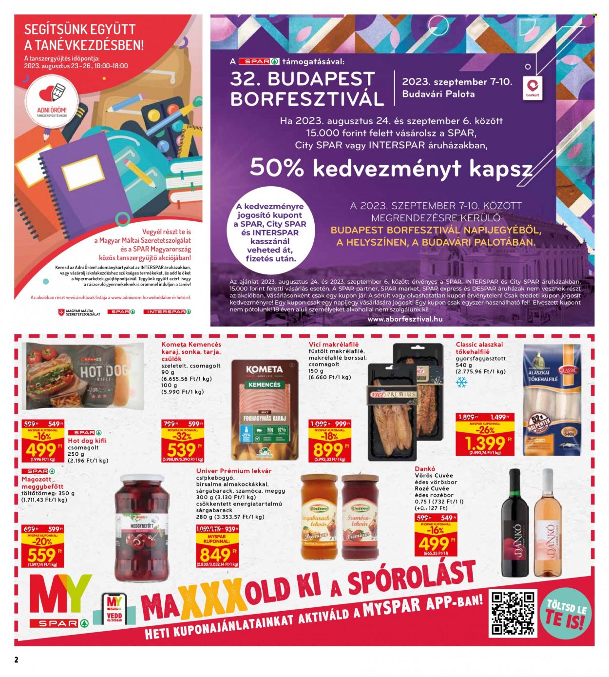 INTERSPAR akciós újságok - 2023.08.24 - 2023.08.30. Oldal 2