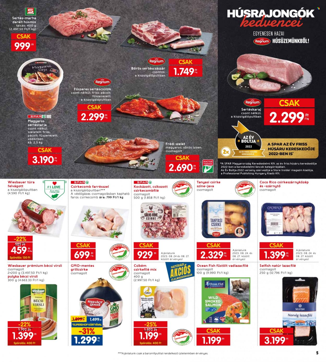 INTERSPAR akciós újságok - 2023.08.24 - 2023.08.30. Oldal 7