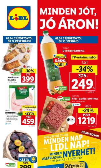 Újság Lidl - 2023.08.24 - 2023.08.30.