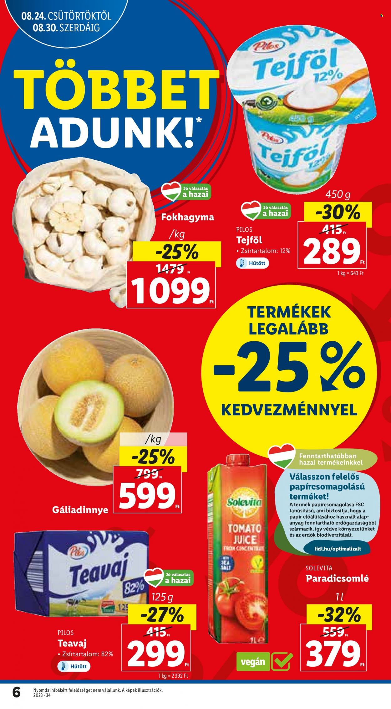 Lidl akciós újságok - 2023.08.24 - 2023.08.30. Oldal 6