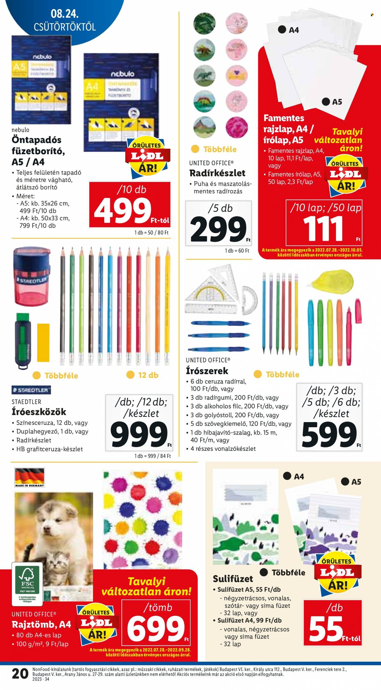 Lidl akciós újságok - 2023.08.24 - 2023.08.30. Oldal 20