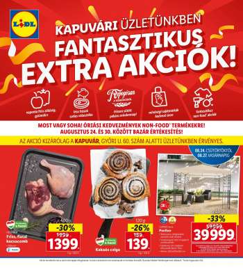 Újság Lidl - 2023.08.24 - 2023.08.27.