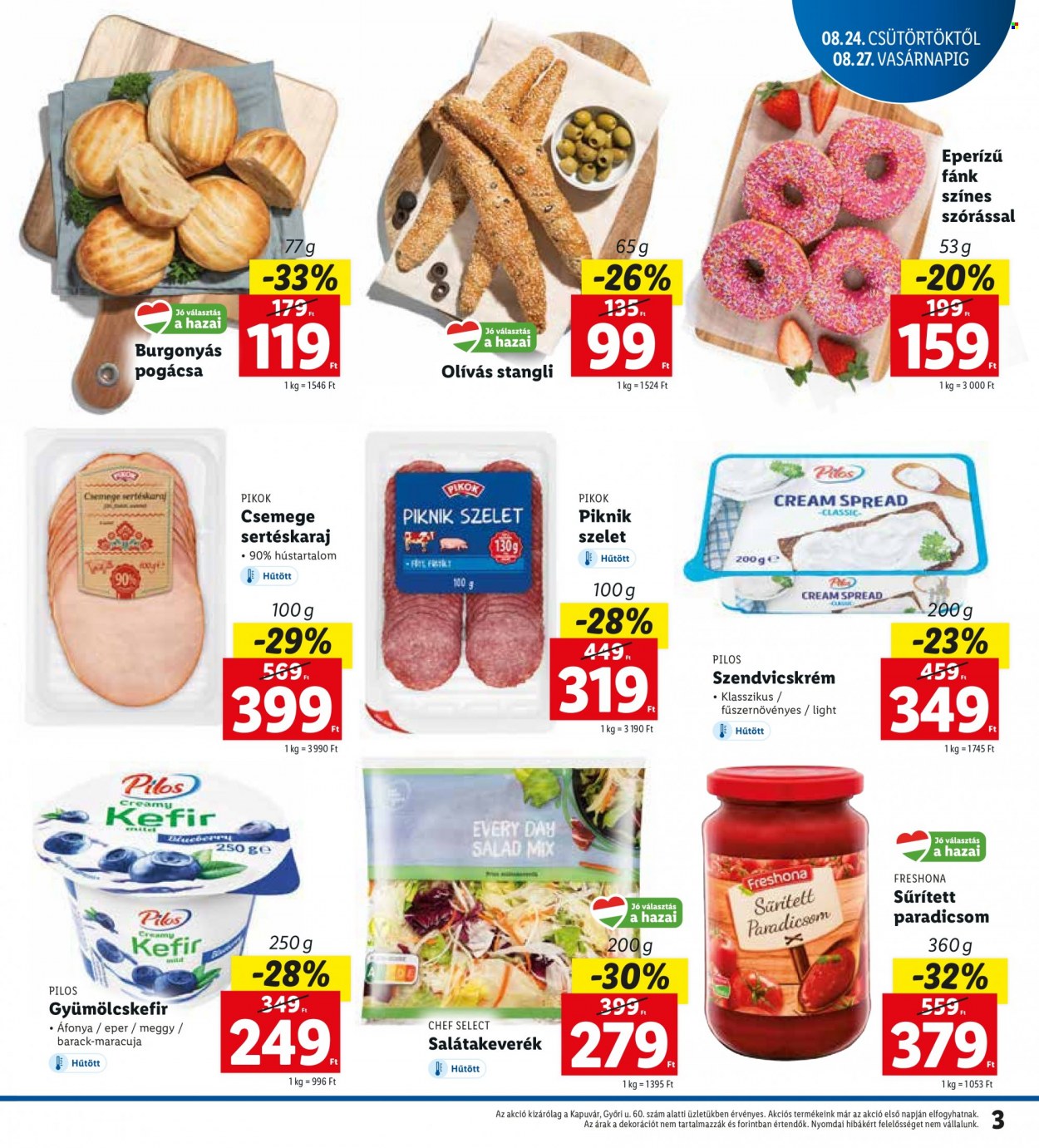 Lidl akciós újságok - 2023.08.24 - 2023.08.27. Oldal 3