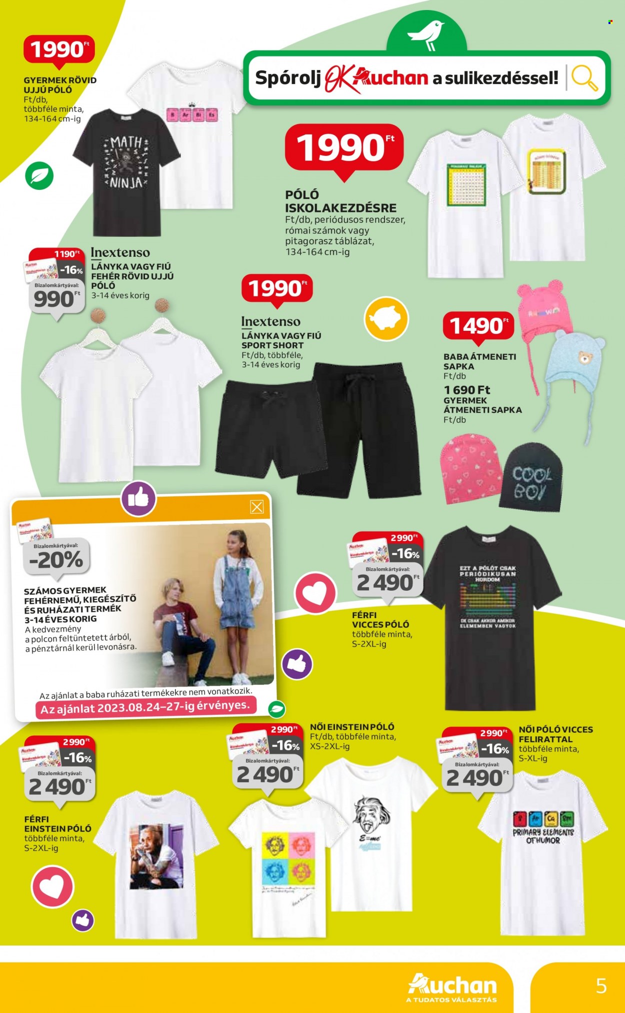 Auchan akciós újságok - 2023.08.24 - 2023.09.06. Oldal 5