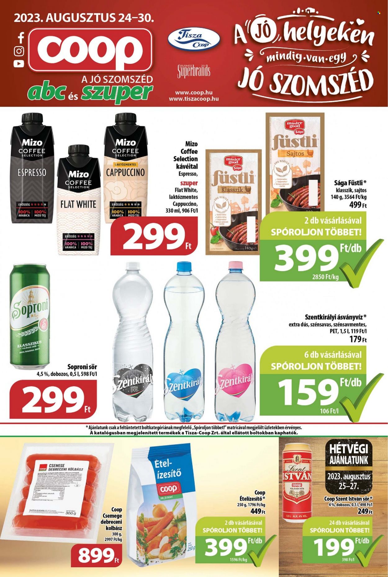 Coop akciós újságok - 2023.08.24 - 2023.08.30. Oldal 1