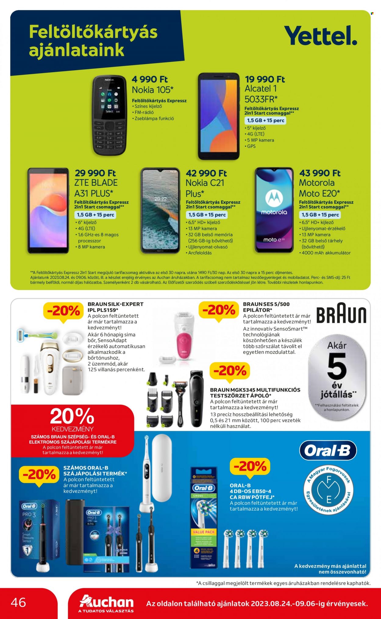 Auchan akciós újságok - 2023.08.24 - 2023.08.30. Oldal 46