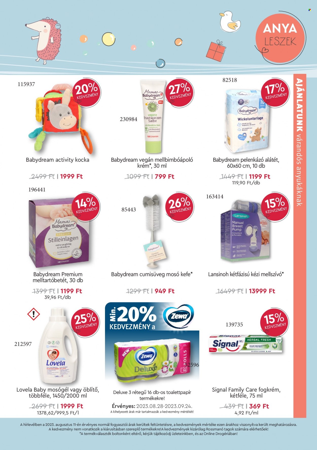 Rossmann akciós újságok - 2023.08.28 - 2023.09.24. Oldal 3