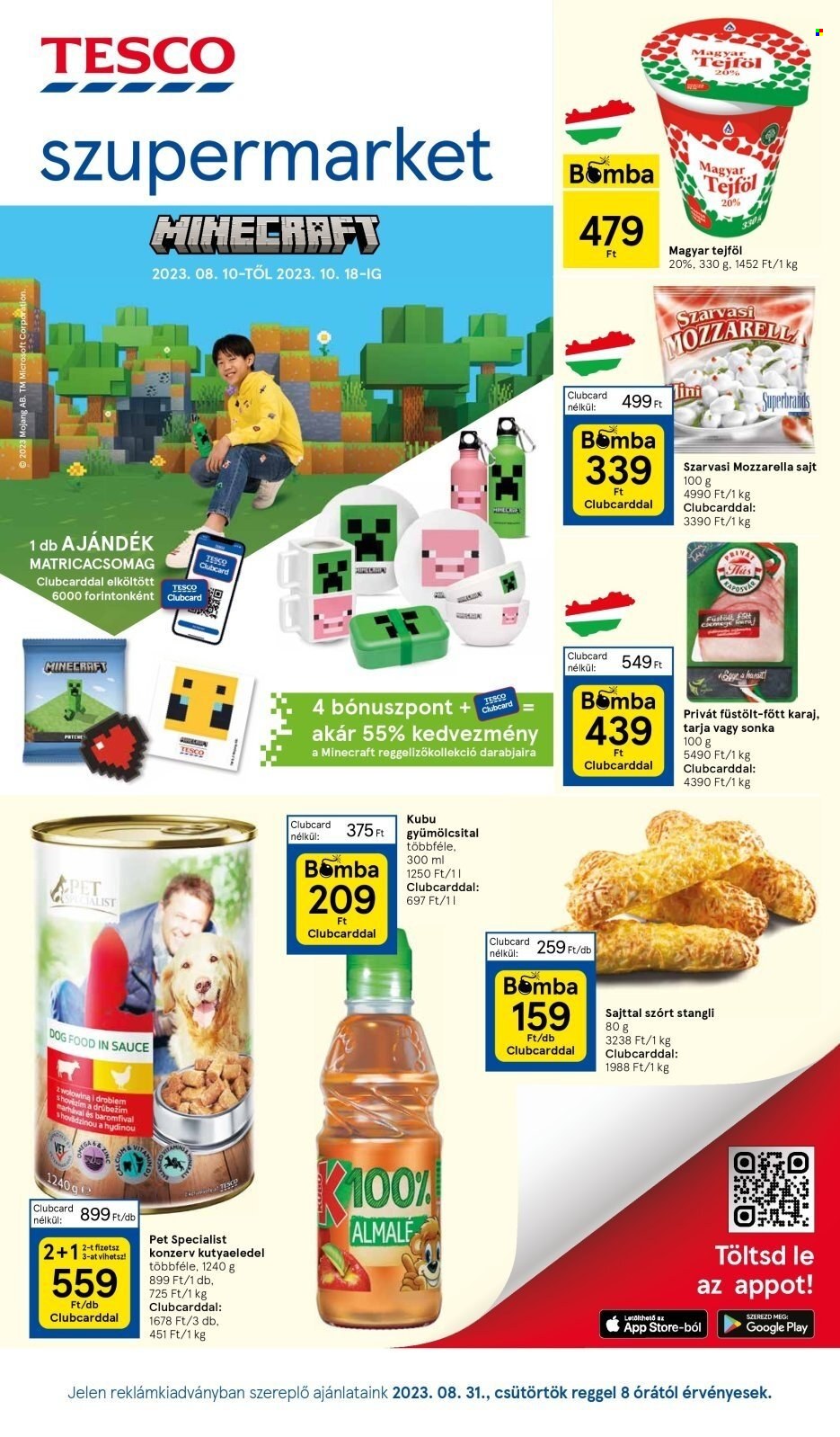 TESCO akciós újságok - 2023.08.31 - 2023.09.05. Oldal 1