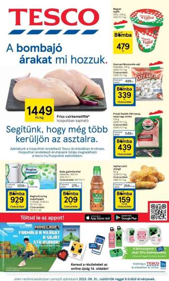 Újság TESCO - 2023.08.31 - 2023.09.05.