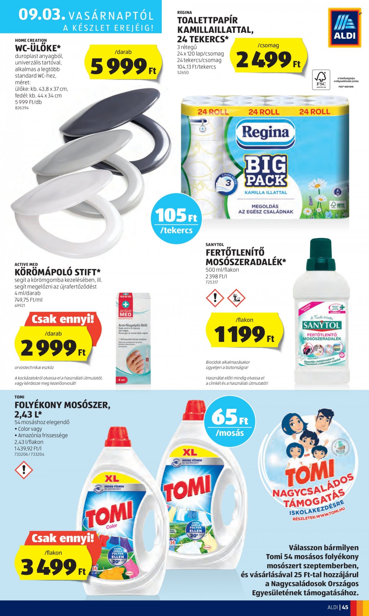 Aldi akciós újságok - 2023.08.31 - 2023.09.06. Oldal 47
