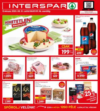 Újság INTERSPAR - 2023.08.31 - 2023.09.06.