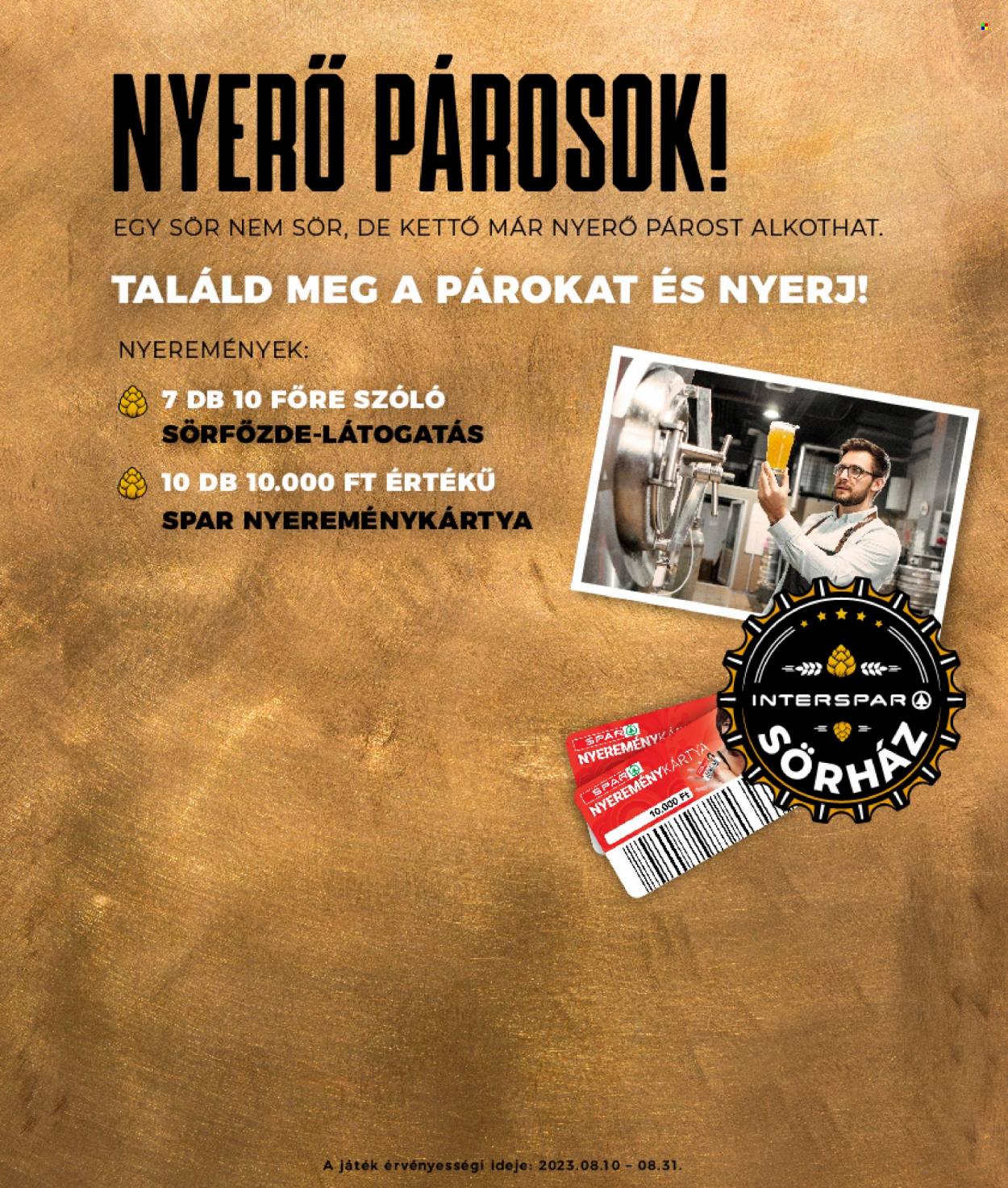 INTERSPAR akciós újságok - 2023.08.31 - 2023.09.06. Oldal 12