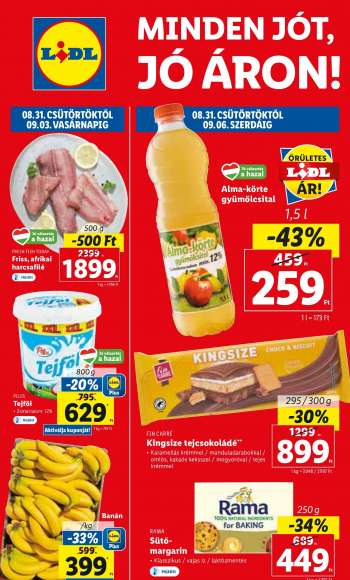 Újság Lidl - 2023.08.31 - 2023.09.06.