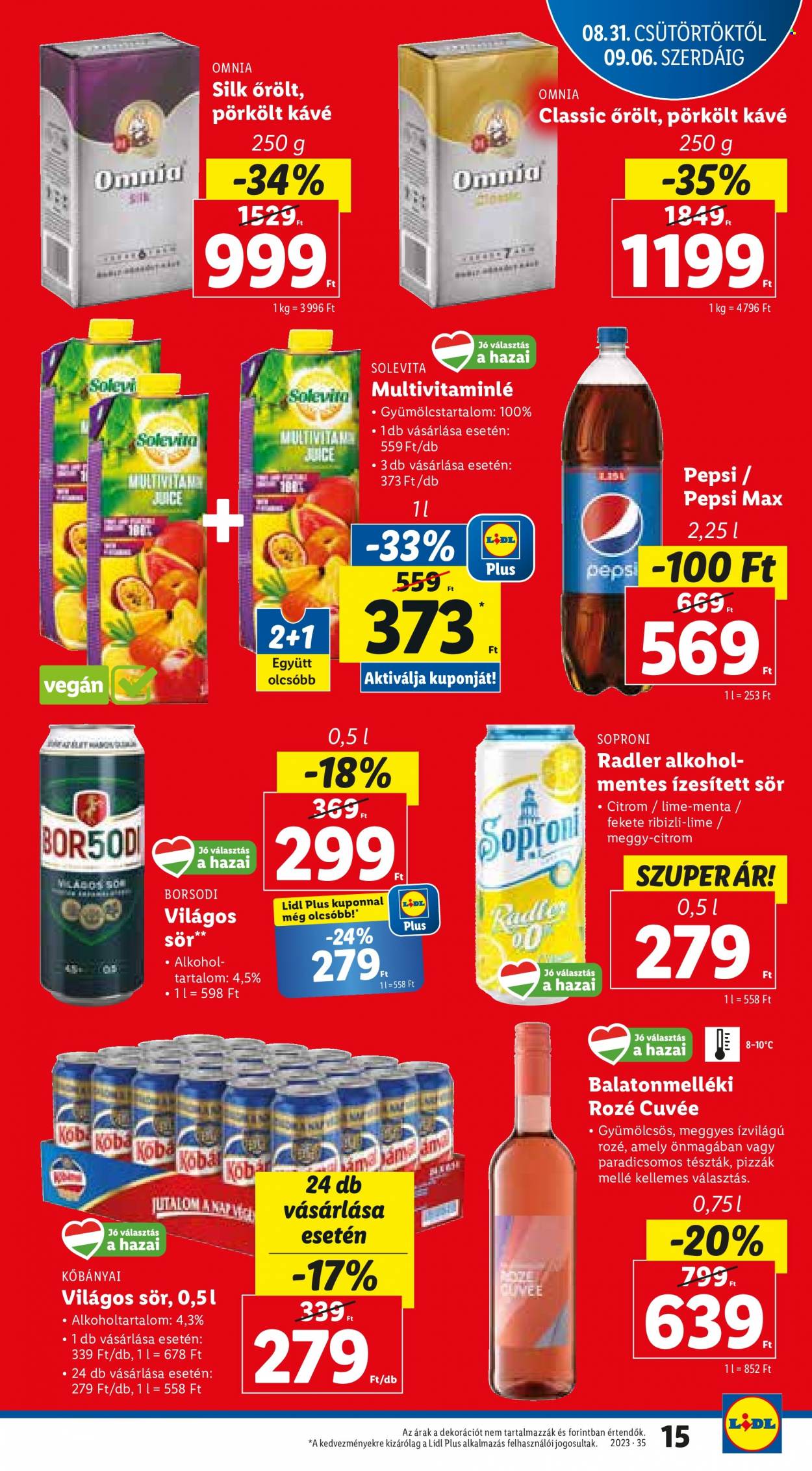 Lidl akciós újságok - 2023.08.31 - 2023.09.06. Oldal 15