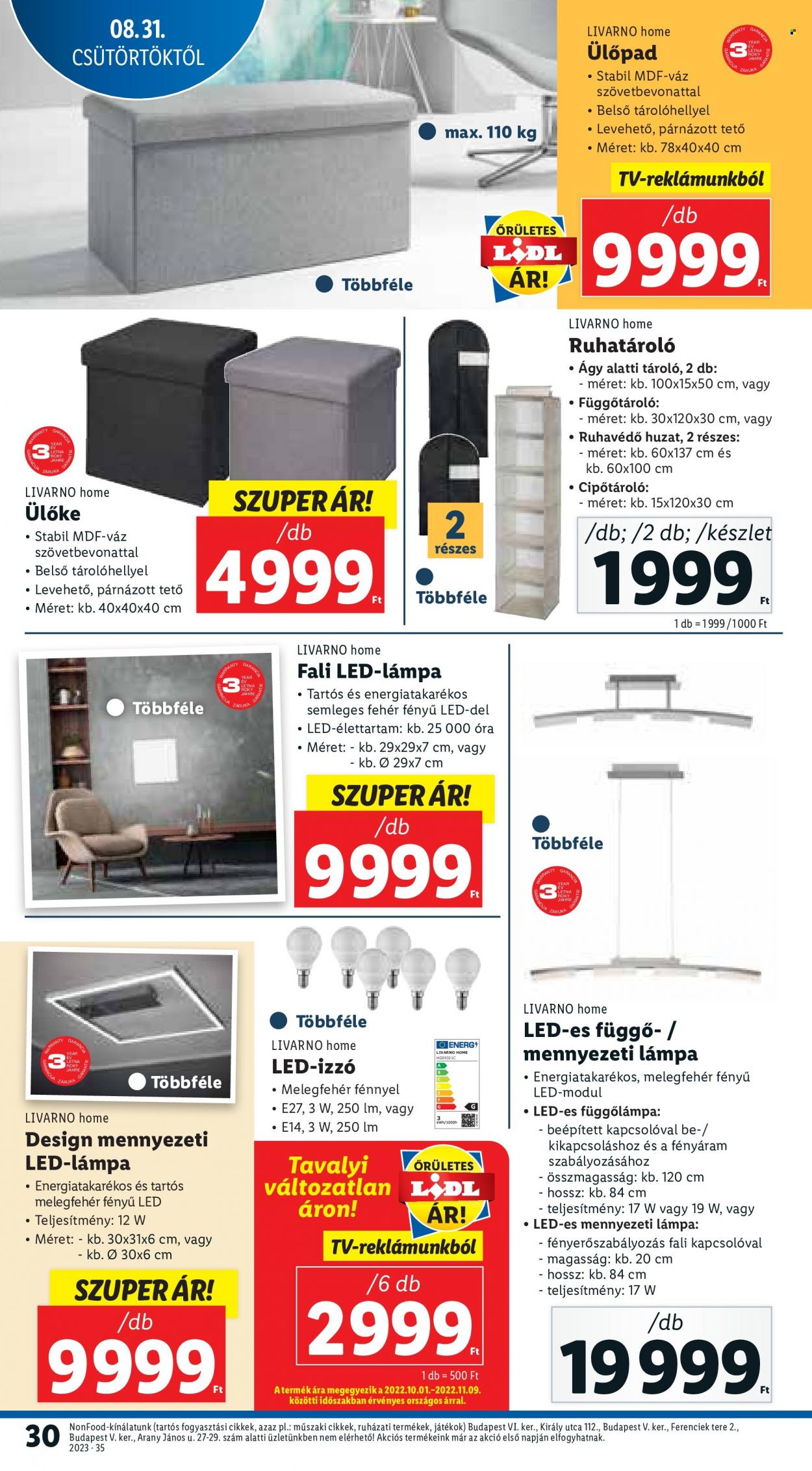 Lidl akciós újságok - 2023.08.31 - 2023.09.06. Oldal 30