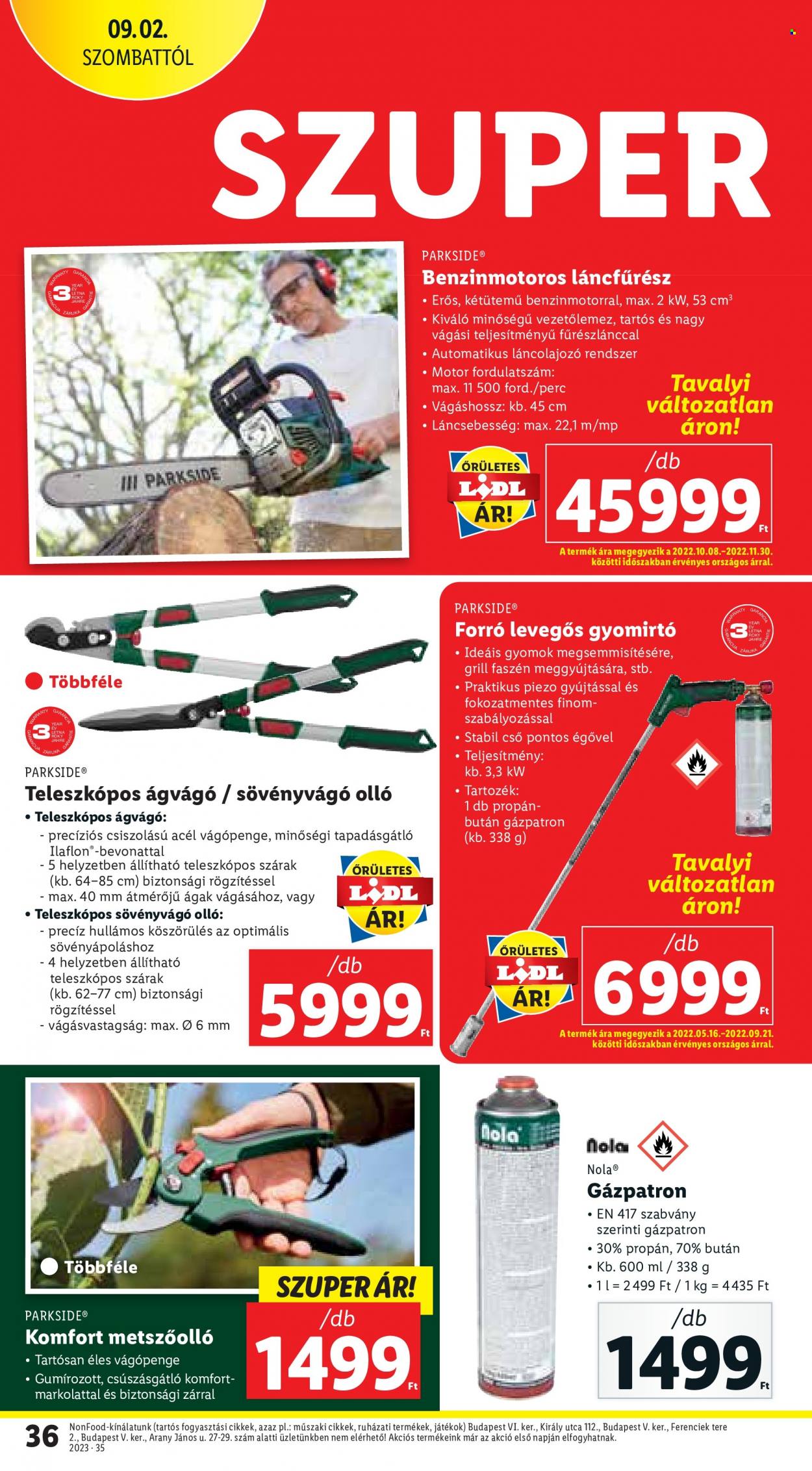 Lidl akciós újságok - 2023.08.31 - 2023.09.06. Oldal 36