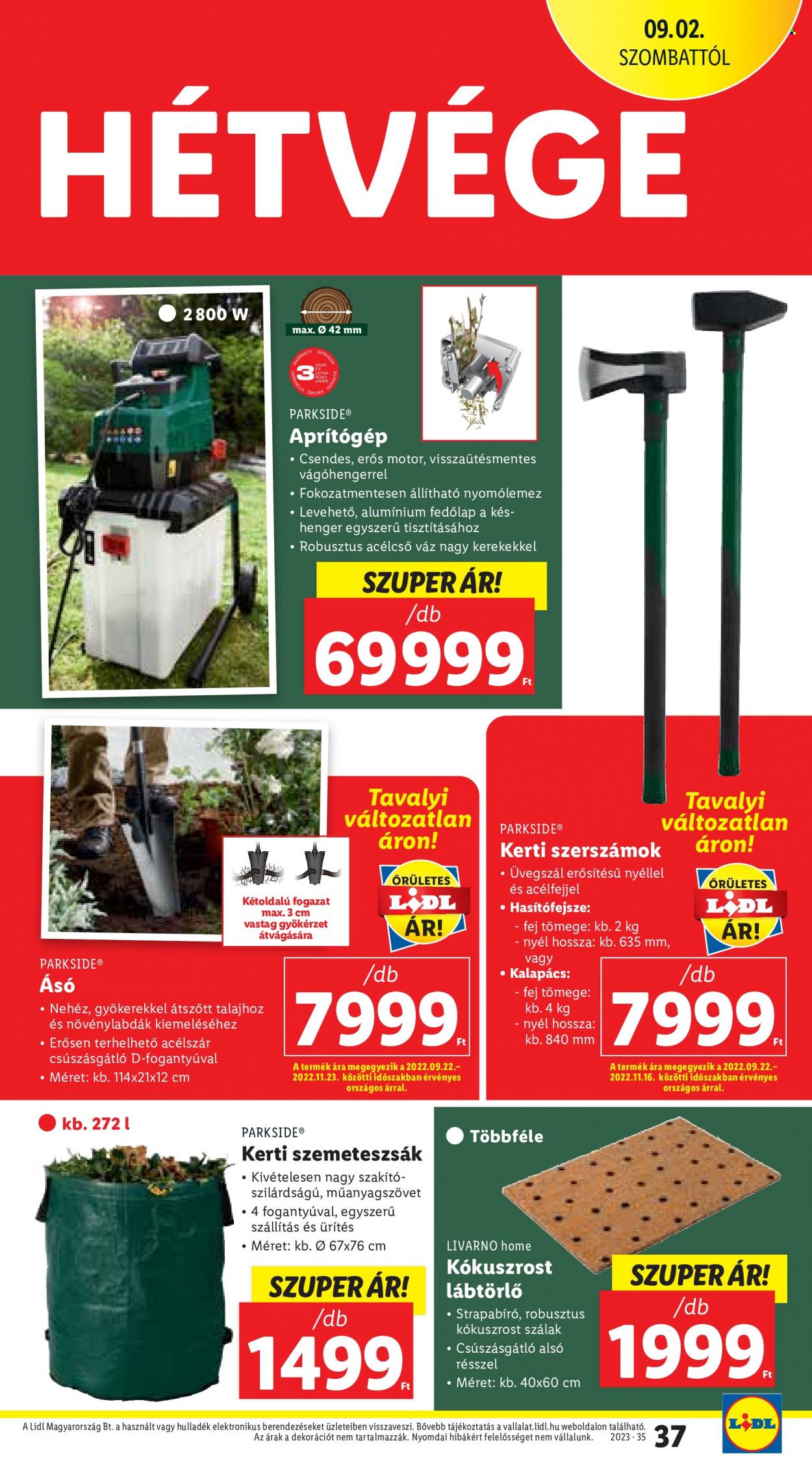 Lidl akciós újságok - 2023.08.31 - 2023.09.06. Oldal 37