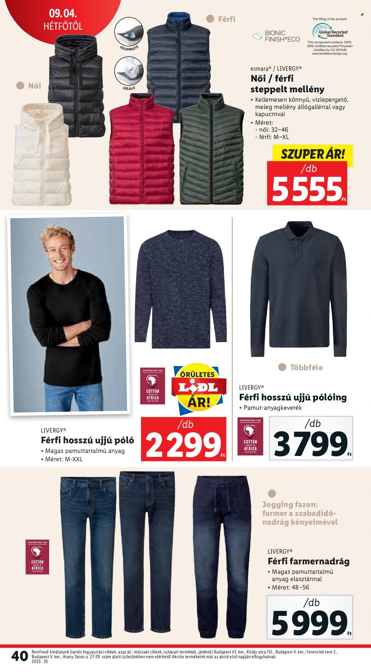 Lidl akciós újságok - 2023.08.31 - 2023.09.06. Oldal 40