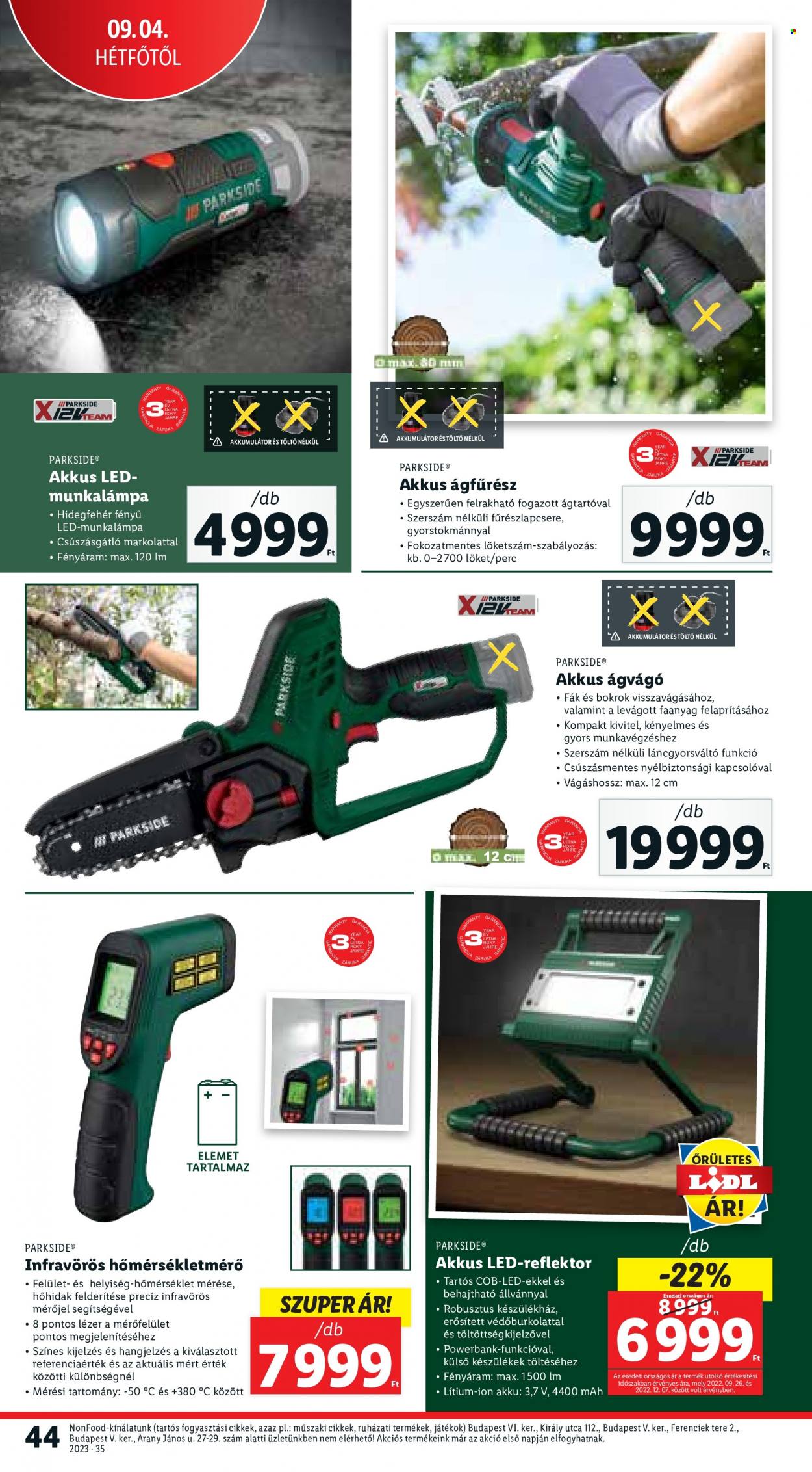 Lidl akciós újságok - 2023.08.31 - 2023.09.06. Oldal 44