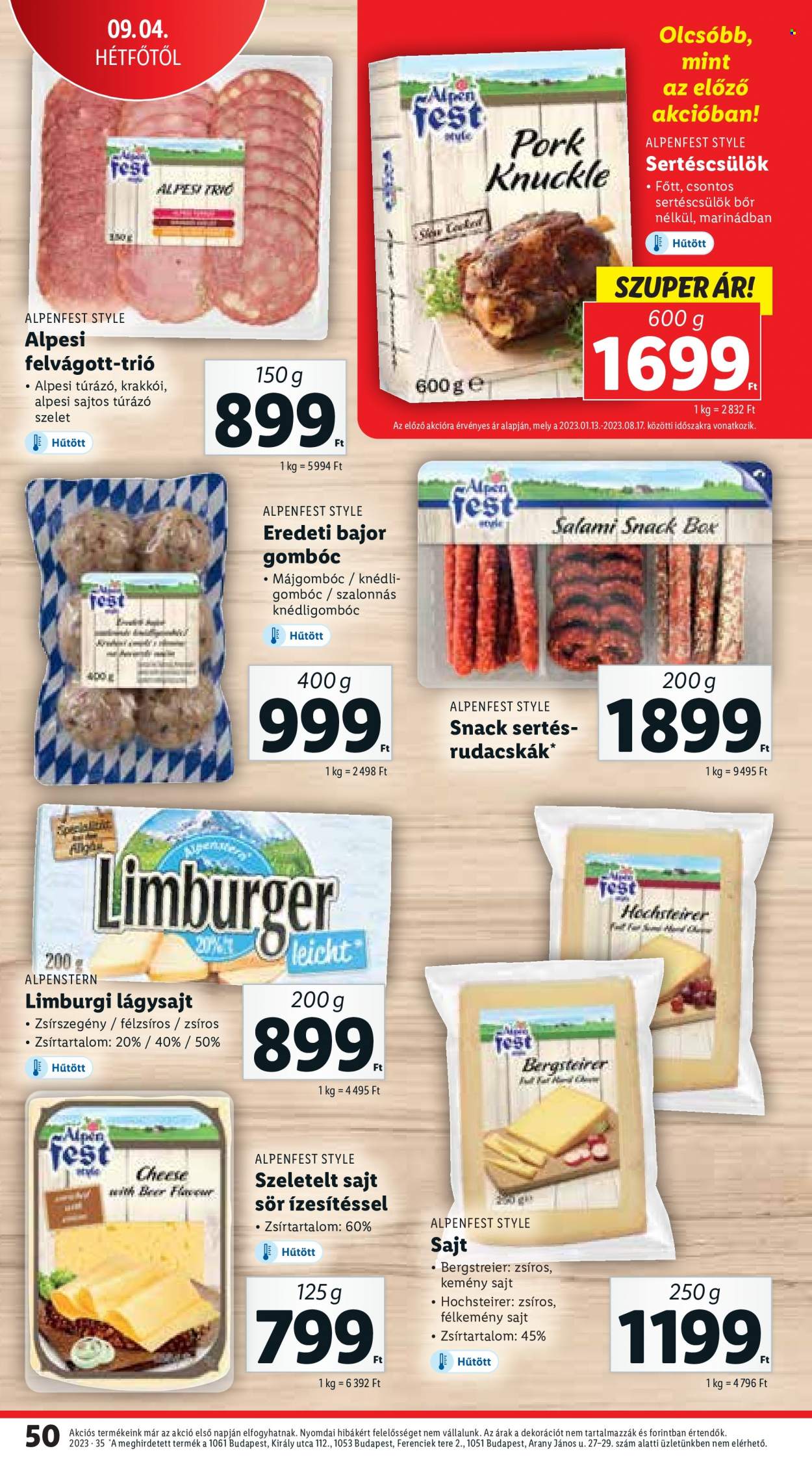 Lidl akciós újságok - 2023.08.31 - 2023.09.06. Oldal 50