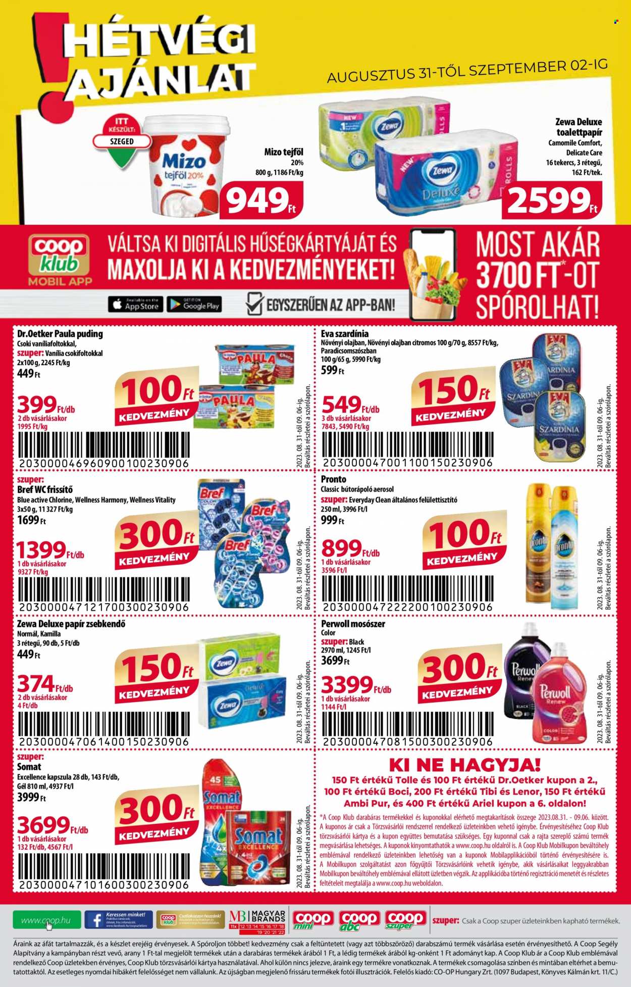 Coop akciós újságok - 2023.08.31 - 2023.09.06. Oldal 8