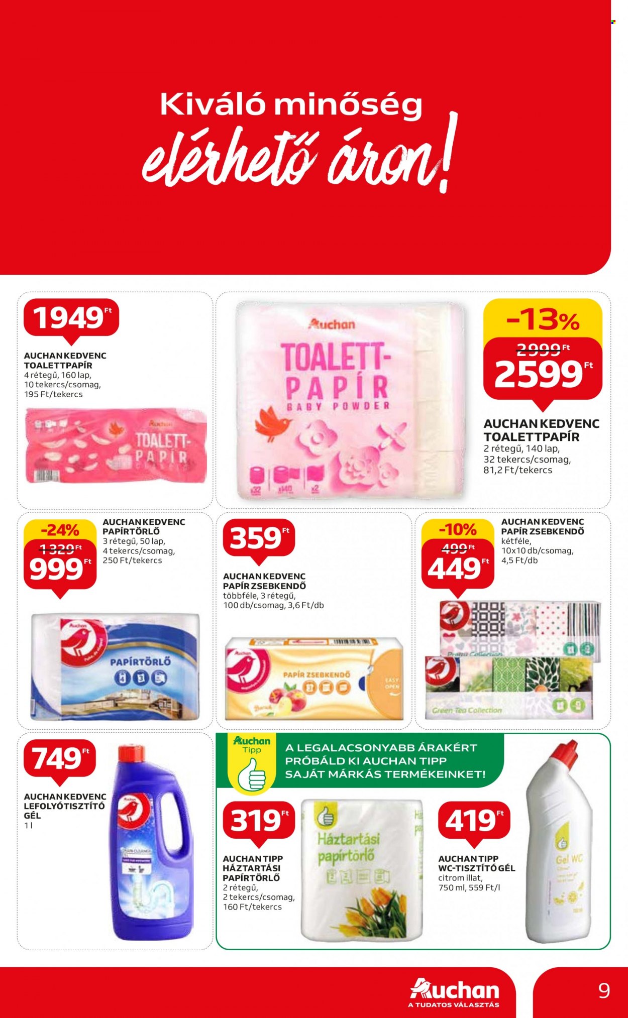 Auchan akciós újságok - 2023.08.31 - 2023.09.06. Oldal 9
