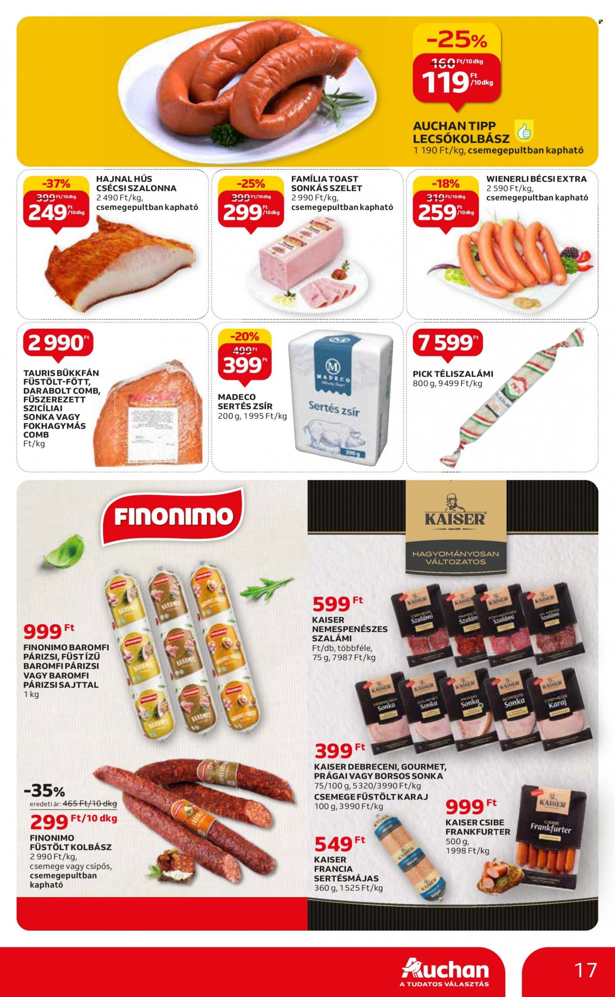 Auchan akciós újságok - 2023.08.31 - 2023.09.06. Oldal 17