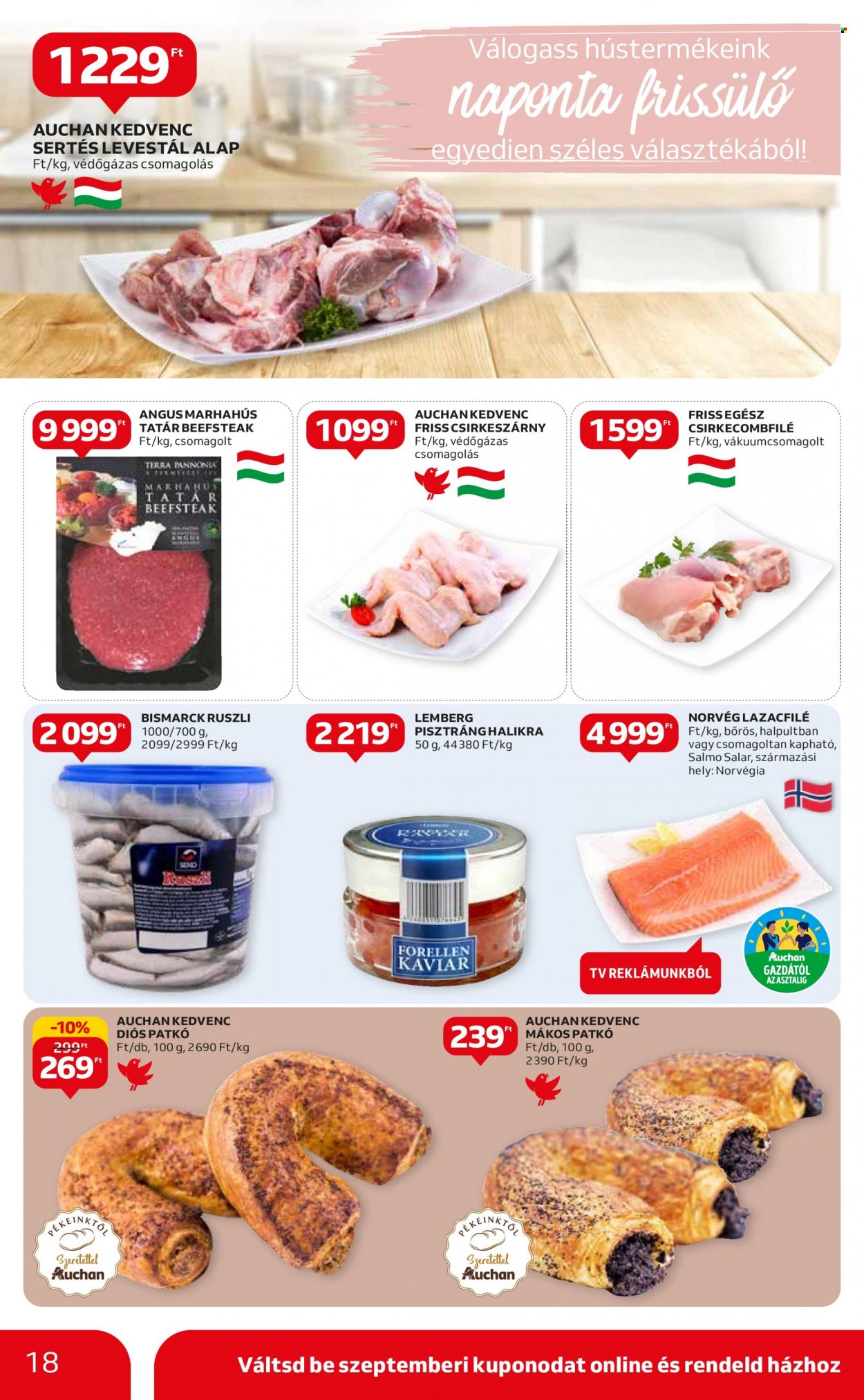 Auchan akciós újságok - 2023.08.31 - 2023.09.06. Oldal 18