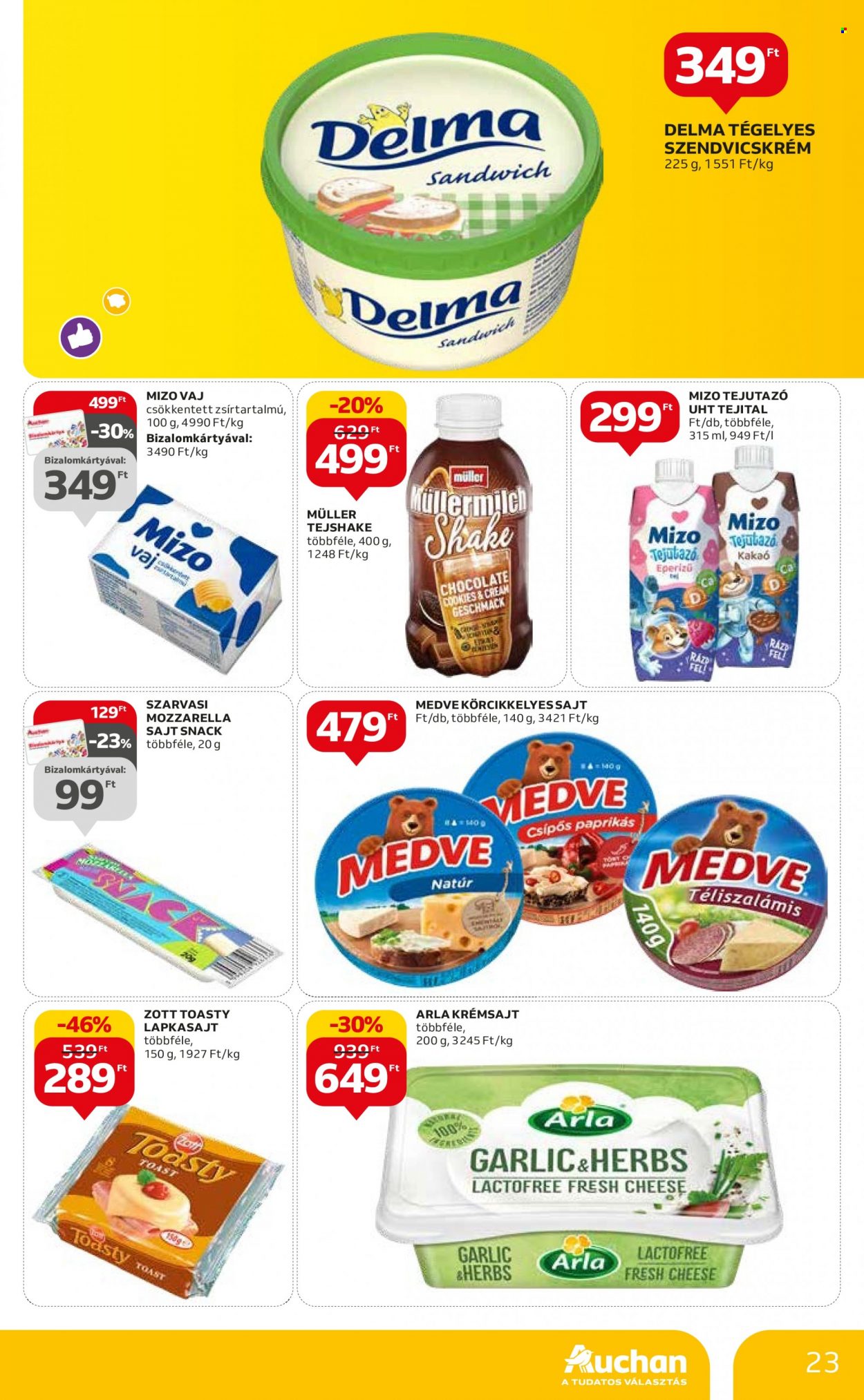 Auchan akciós újságok - 2023.08.31 - 2023.09.06. Oldal 23