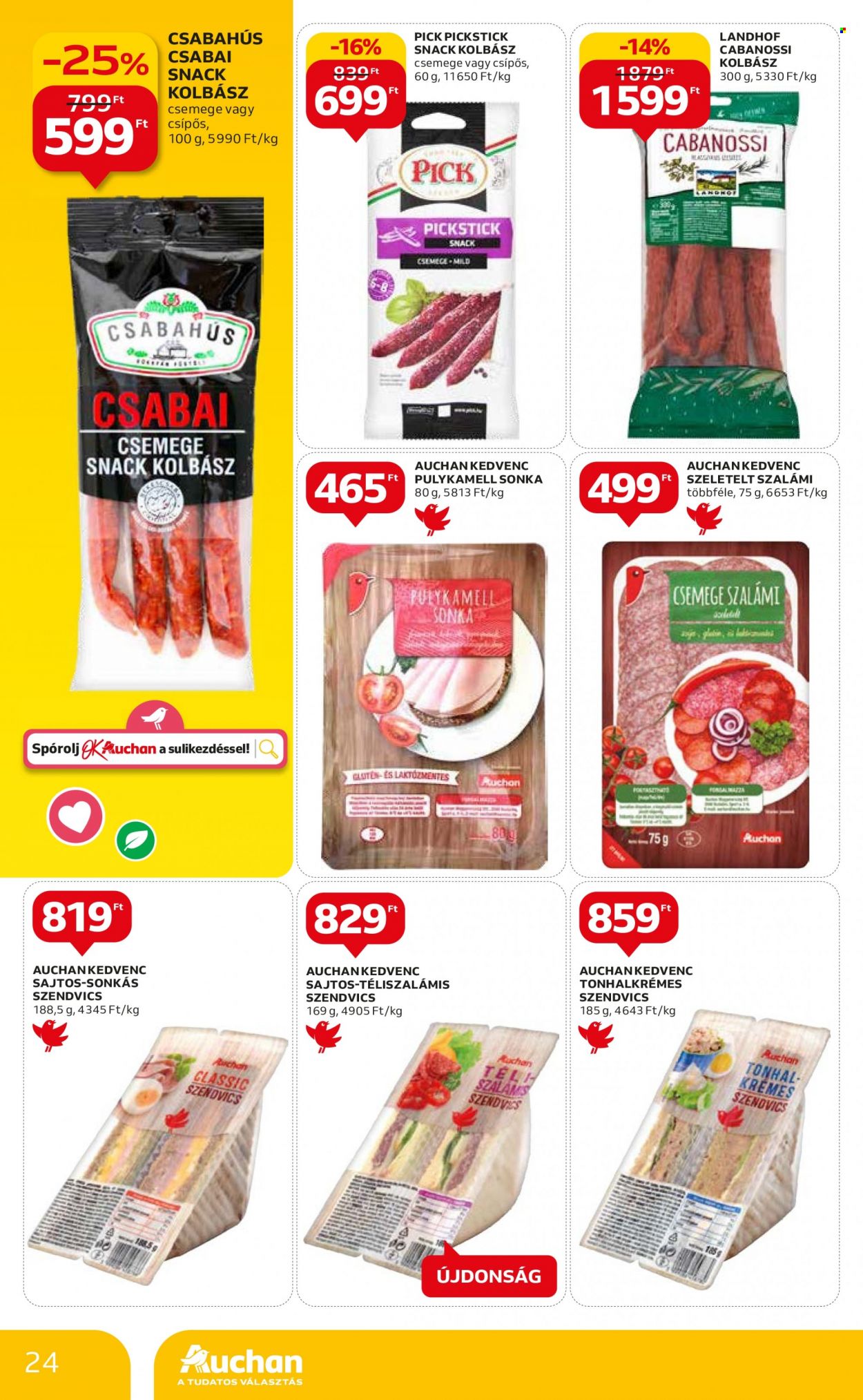 Auchan akciós újságok - 2023.08.31 - 2023.09.06. Oldal 24