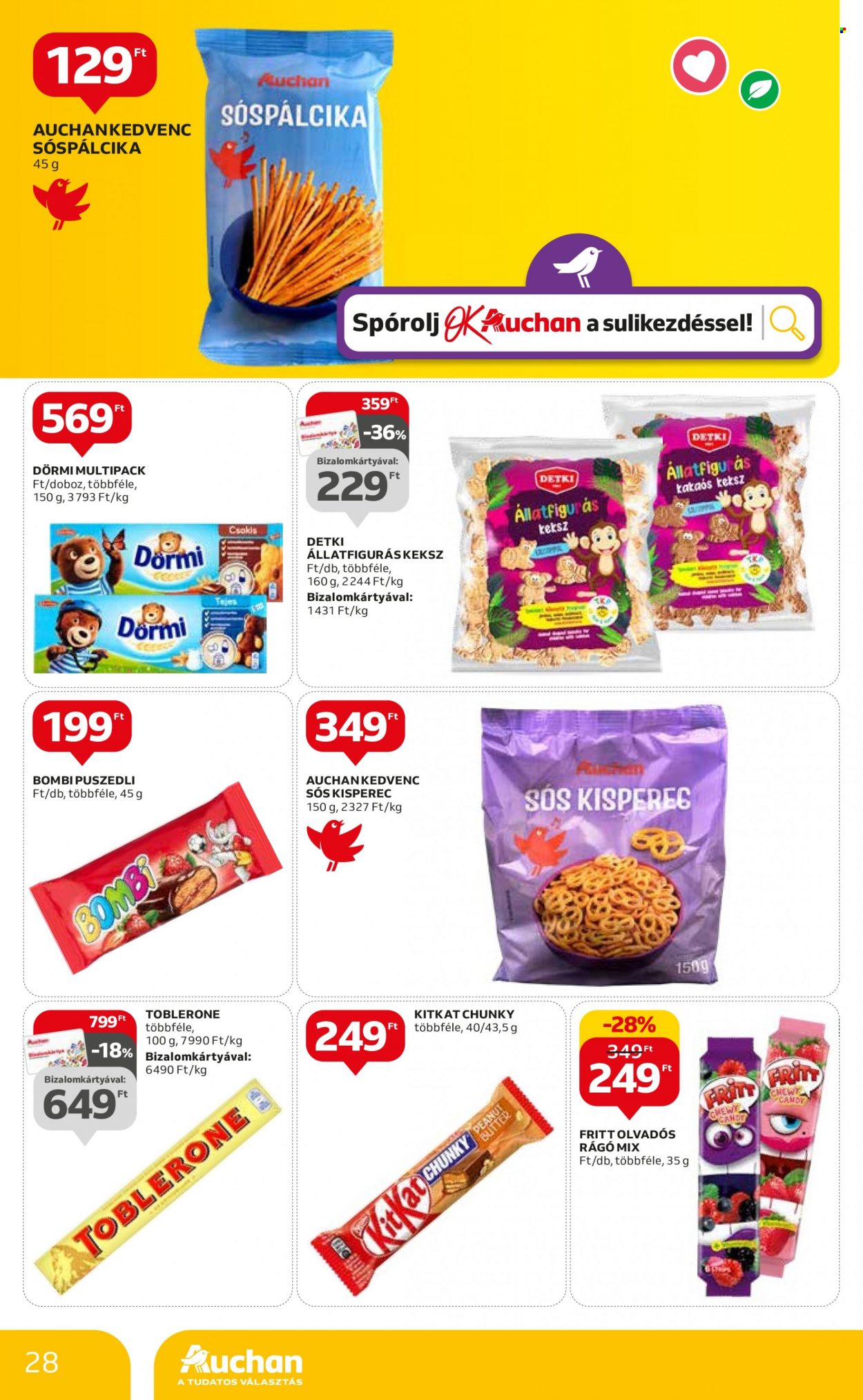 Auchan akciós újságok - 2023.08.31 - 2023.09.06. Oldal 28
